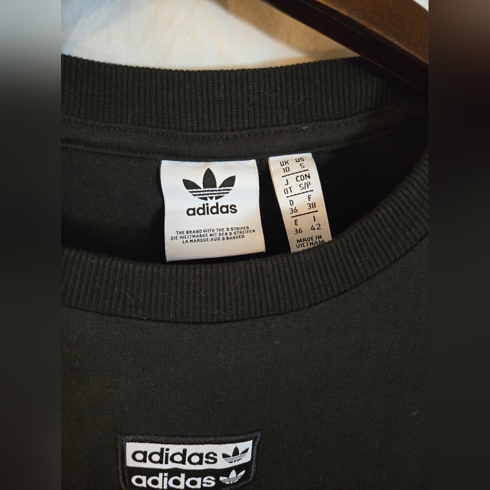 Adidas Originals Black Tape Mini Dress size Small - Picture 3 of 4